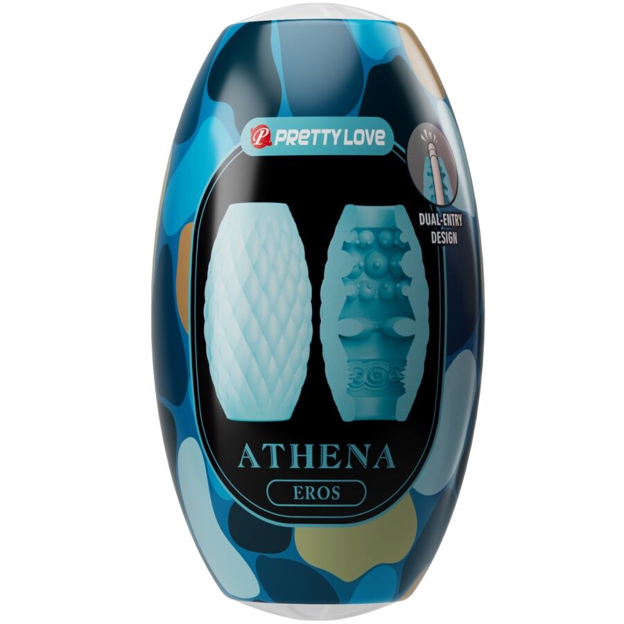 PRETTY LOVE - ATHENA EROS SILICONE MALE MASTURBATOR SKY BLUE - Amore24