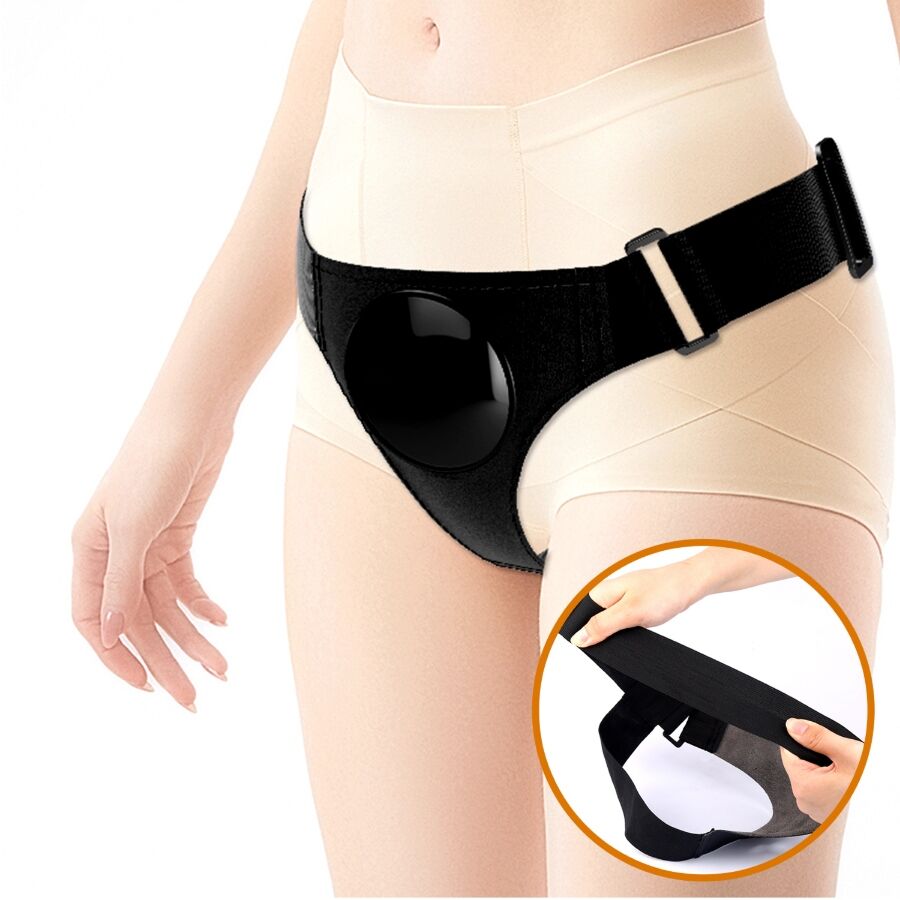 PRETTY LOVE - UNIVERSAL HARNESS BRIEFS WITH VIBRATING AND SQUIRTING DILDO 15.5 CM MULATO - Amore24