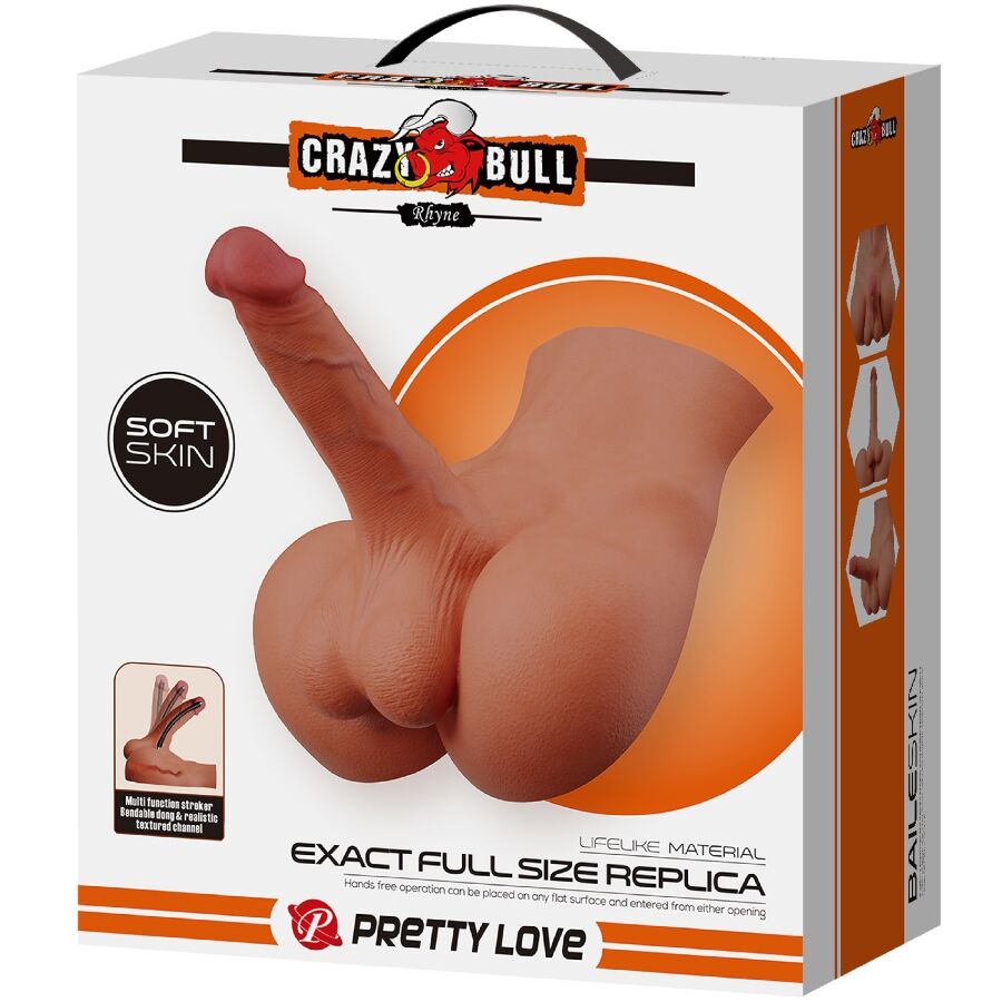 CRAZY BULL - RHYNE BACK REALISTIC NATURAL MASTURBATOR - Amore24