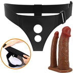 PRETTY LOVE - KEAVEN HARNESS BRIEFS UNIVERSAL & COMFORTABLE DOUBLE DILDO - Amore24