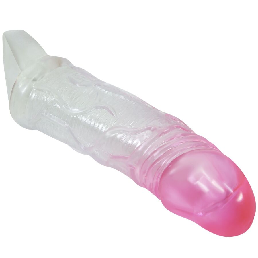 PRETTY LOVE - ODES REALISTIC 2 CM ENLARGEMENT SHEATH FOR PENIS PINK - Amore24