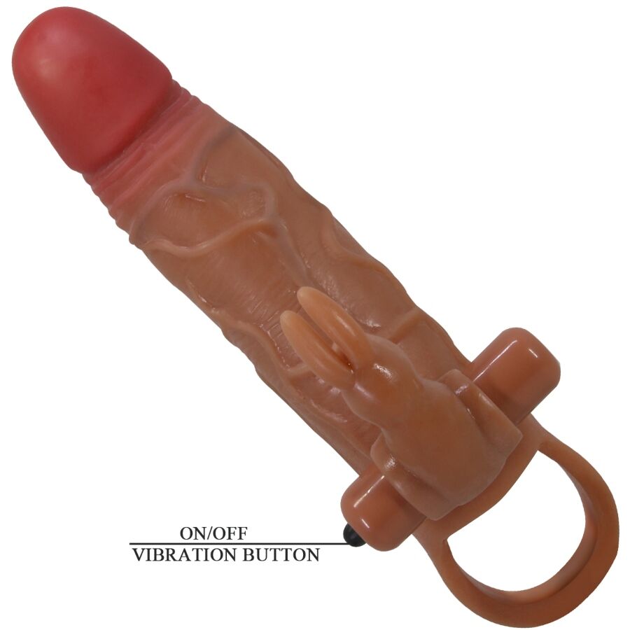 PRETTY LOVE - OSMAR PENIS SLEEVE + VIBRATING CLITORIS STIMULATOR - Amore24