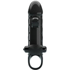 ROMANCE - VIBRATING PENIS SLEEVE BLACK - Amore24