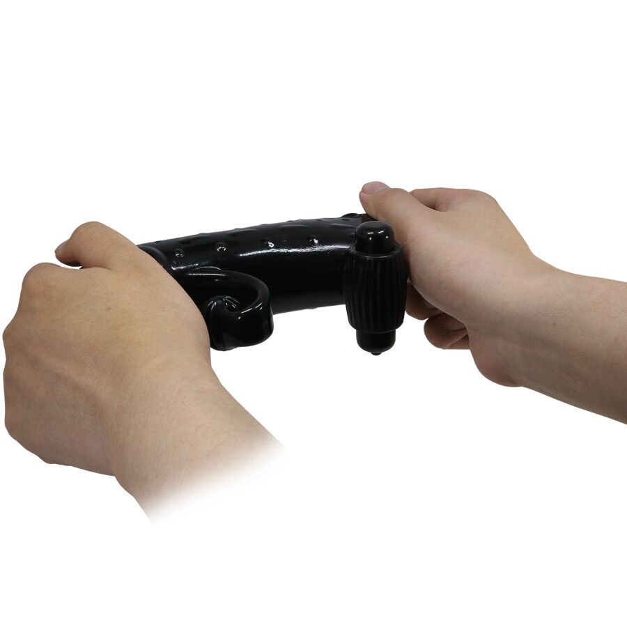 ROMANCE - VIBRATING PENIS SLEEVE BLACK - Amore24