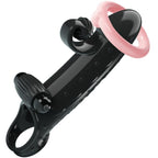 ROMANCE - VIBRATING PENIS SLEEVE BLACK - Amore24