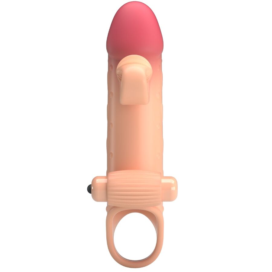 ROMANCE - VIBRATING PENIS SLEEVE NATURAL - Amore24