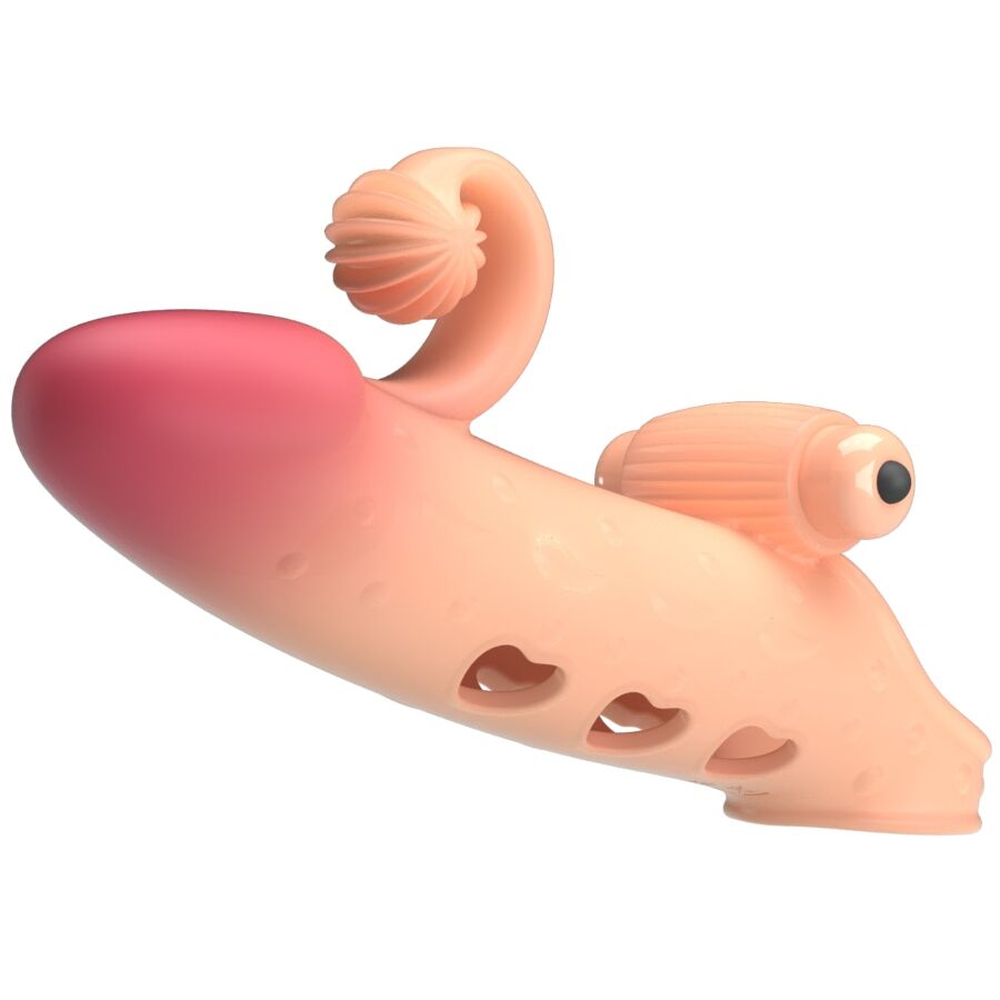 ROMANCE - VIBRATING PENIS SLEEVE NATURAL - Amore24