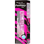 BAILE - WAVES OF PLEASURE FANTASY VIBRATOR WITH RABBIT 23 CM - Amore24