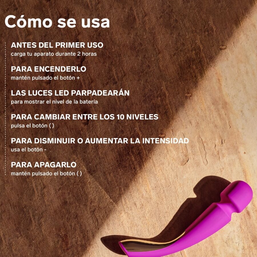 LELO - SMART MEDIUM WAND 2 OCEAN BLUE MASSAGER - Amore24