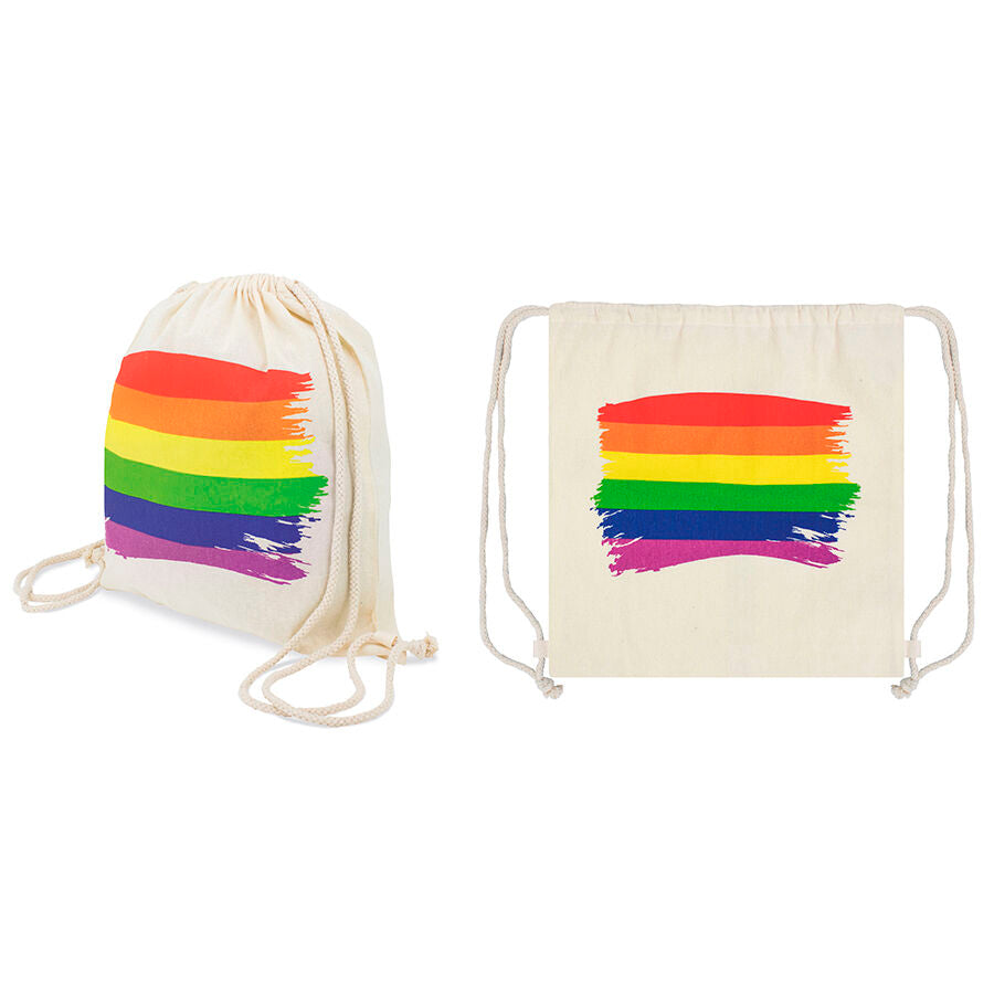 PRIDE - COTTON LGBT FLAG BACKPACK - Amore24