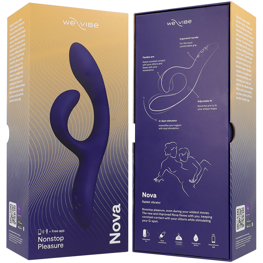 WE-VIBE - NOVA 3 RABBIT VIBRATOR MIDNIGHT BLUE - Amore24