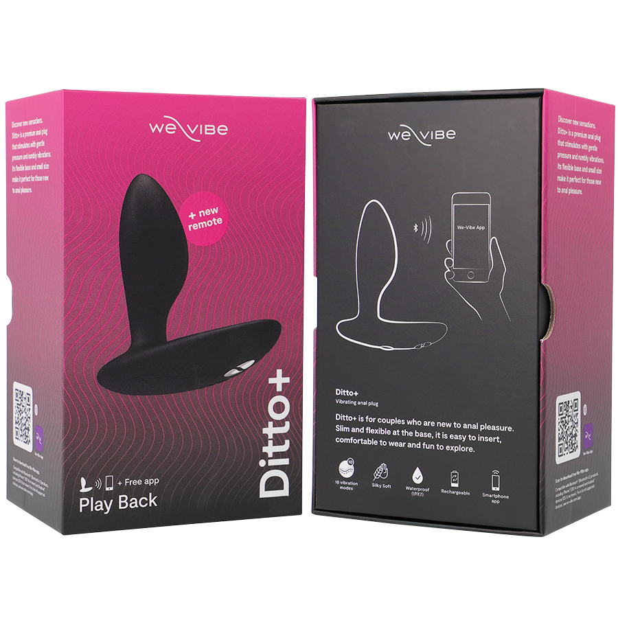 WE-VIBE - VECTOR+ BLACK PROSTATE MASSAGER - Amore24