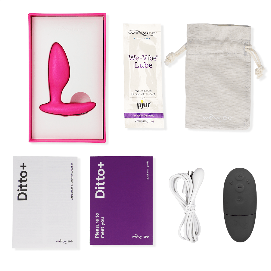 WE - VIBE - DITTO+ ANAL PLUG VIBRATOR BLACK - Amore24