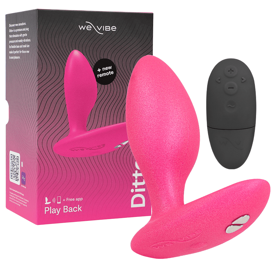 WE - VIBE - DITTO+ ANAL PLUG VIBRATOR BLACK - Amore24