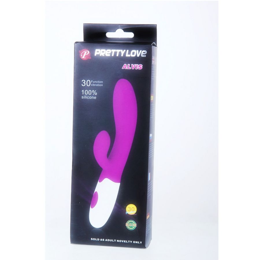 PRETTY LOVE - FLIRTATION ALVIS VIBRATOR WITH CLITORIS STIMULATOR - Amore24