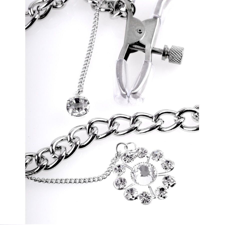 FETISH FANTASY SERIES - CRYSTAL NIPPLE CLAMPS, - Amore24