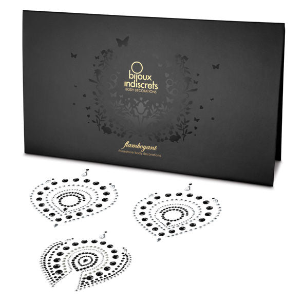 BIJOUX - INDISCRETS FLAMBOYANT BLACK&SILVER - Amore24