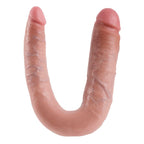 KING COCK - U-SHAPED LARGE DOUBLE TROUBLE FLESH 17.8 CM - Amore24