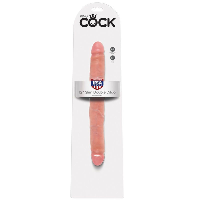 KING COCK - SLIM DOUBLE DILDO 30 CM - Amore24