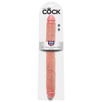 KING COCK - THICK DOUBLE DILDO FLESH 40.6 CM - Amore24