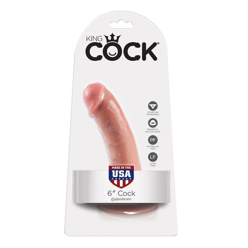 KING COCK - 6 DILDO FLESH 15.2 CM - Amore24