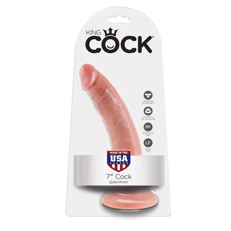 KING COCK - 7 DILDO FLESH 17.8 CM - Amore24