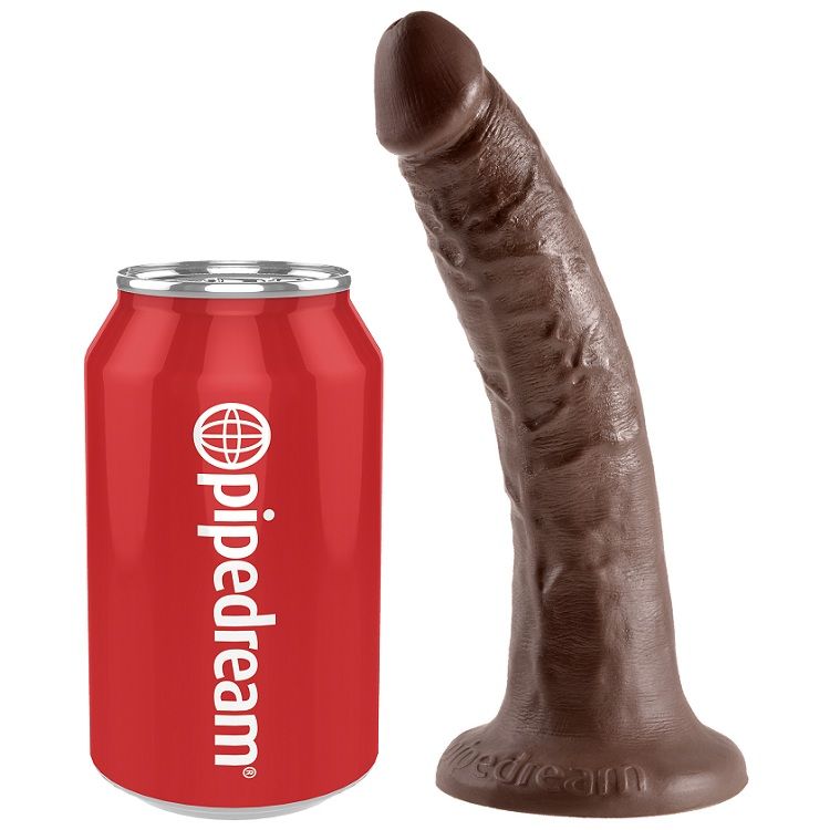 KING COCK - 7 DILDO CHOCOLATE 17.8 CM - Amore24