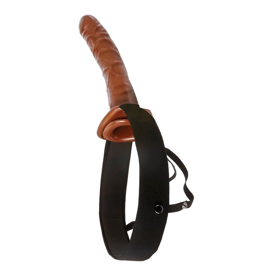 FETISH FANTASY SERIES - CHOCOLATE DREAM HOLLOW STRAP - ON - Amore24