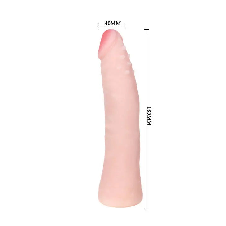 BAILE - REALISTIC SKIN TOUCH SILICONE DILDO 19 CM RANDOM BOX COLOR - Amore24