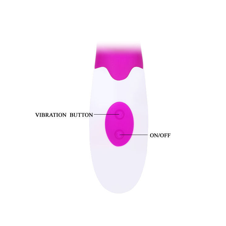 PRETTY LOVE - FLIRTATION ALVIS VIBRATOR WITH CLITORIS STIMULATOR - Amore24
