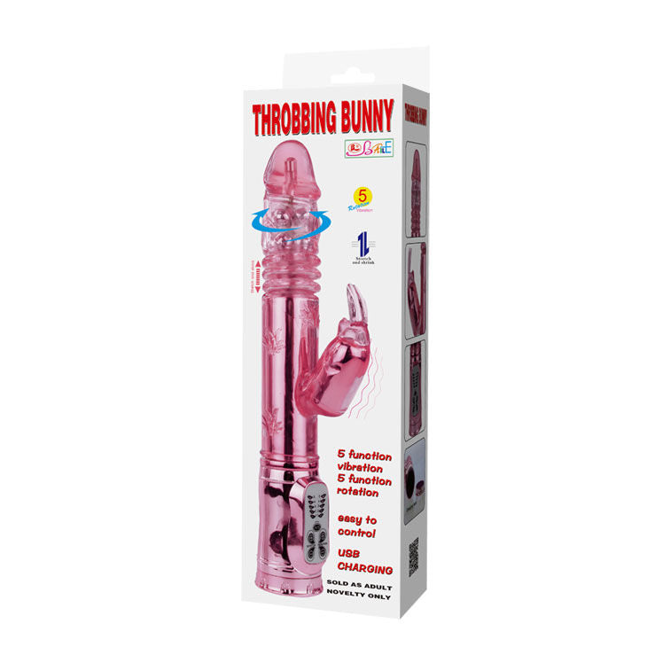 BAILE - THROBBING BUNNY PINK RAMPANT ROTATOR - Amore24