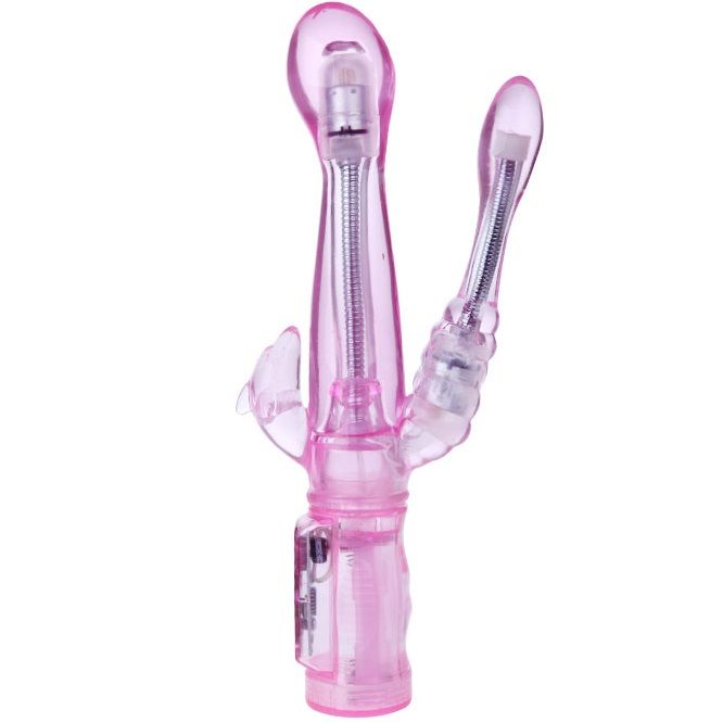 BAILE - FLEXIBLE VIBRATOR WITH ANAL STIMULATOR - Amore24