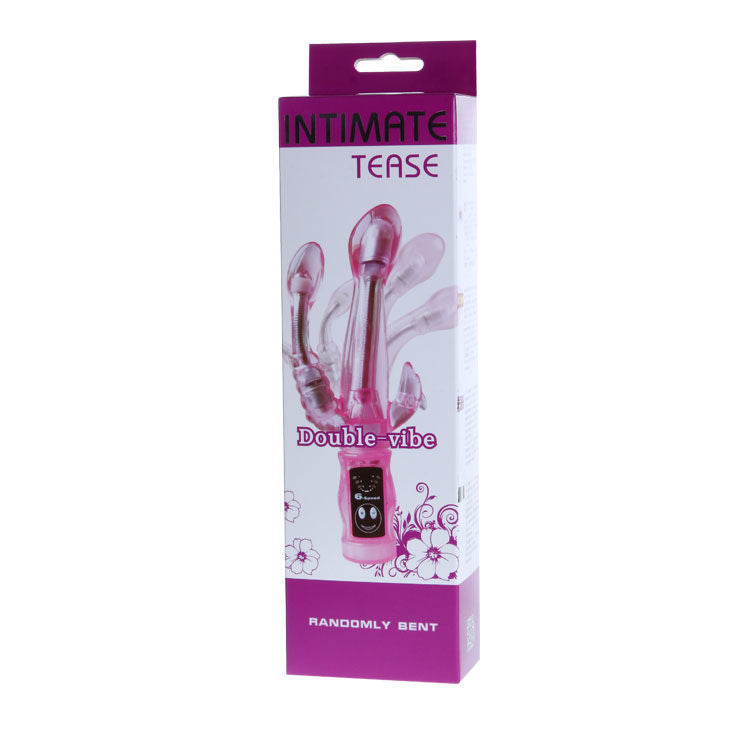 BAILE - FLEXIBLE VIBRATOR WITH ANAL STIMULATOR - Amore24