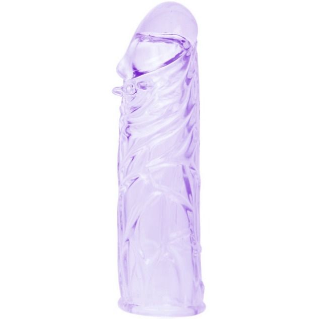BAILE - LILAC COVER FOR THE PENIS IN ADAPTABLE SILICONE 13 CM - Amore24