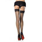 LEG AVENUE - NET AND LACE THIGHS HIGHS - Amore24