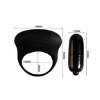 PRETTY LOVE - BERTRAM BLACK VIBRATOR RING - Amore24
