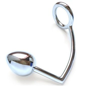 METAL HARD - RING WITH ANAL HOOK 45MM - Amore24