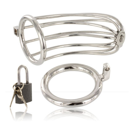 METAL HARD - BIRD CHASTITY RING CAGE - Amore24