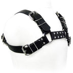 LEATHER BODY - BLACK BULL DOG HARNESS - Amore24
