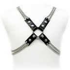 LEATHER BODY - CHAIN HARNESS - Amore24