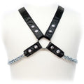LEATHER BODY - CHAIN HARNESS II - Amore24