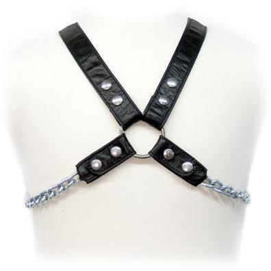 LEATHER BODY - CHAIN HARNESS II - Amore24