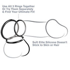 FANTASY C-RINGZ - SILICONE 3 RING STAMINA SET - Amore24
