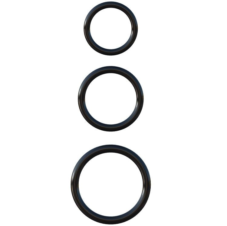 FANTASY C-RINGZ - SILICONE 3 RING STAMINA SET - Amore24