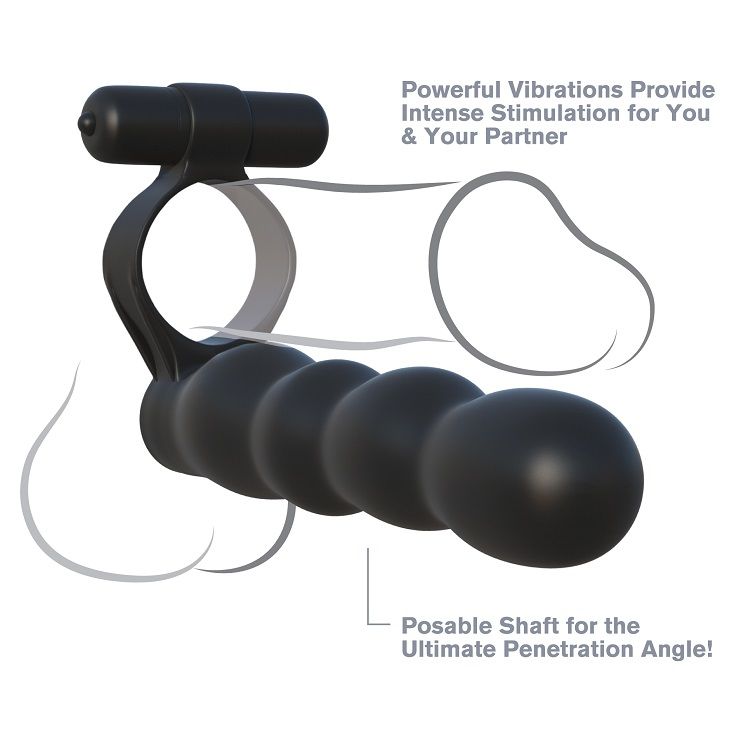 FANTASY C-RINGZ - POSABLE DOUBLE PENETRATOR - Amore24