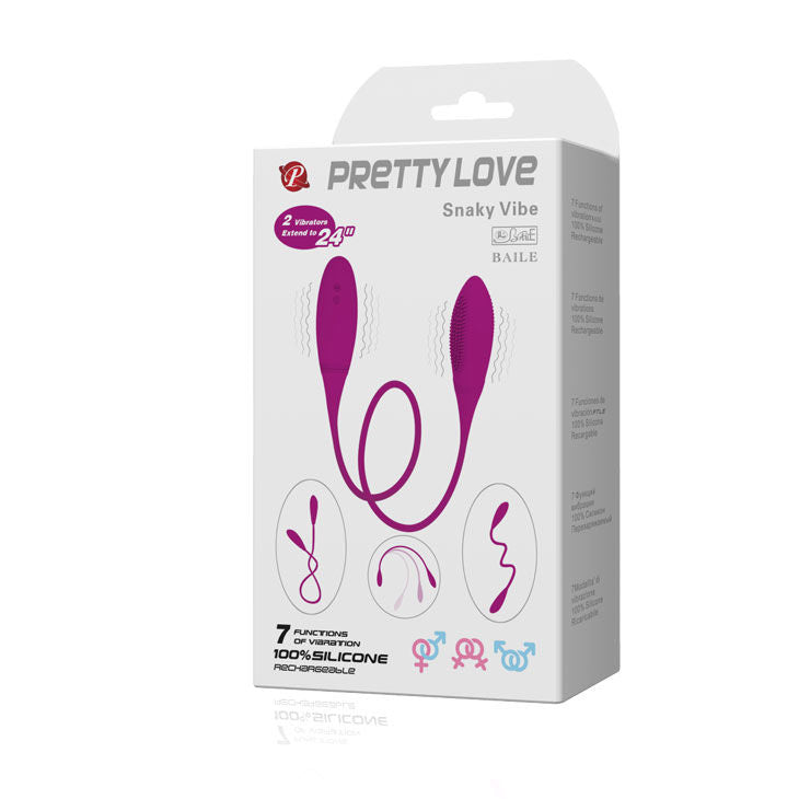 PRETTY LOVE - SNAKY DELUXE VIBRATOR 7 V - Amore24