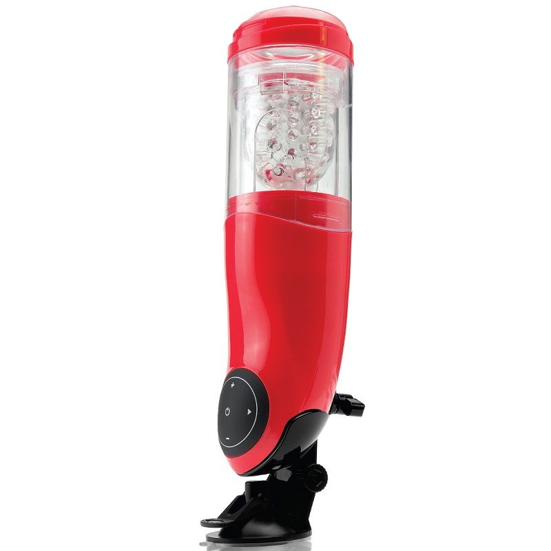 EXTREME TOYZ - PDX MEGA BATOR USB MALE MASTURBATOR MOUTH RED - Amore24