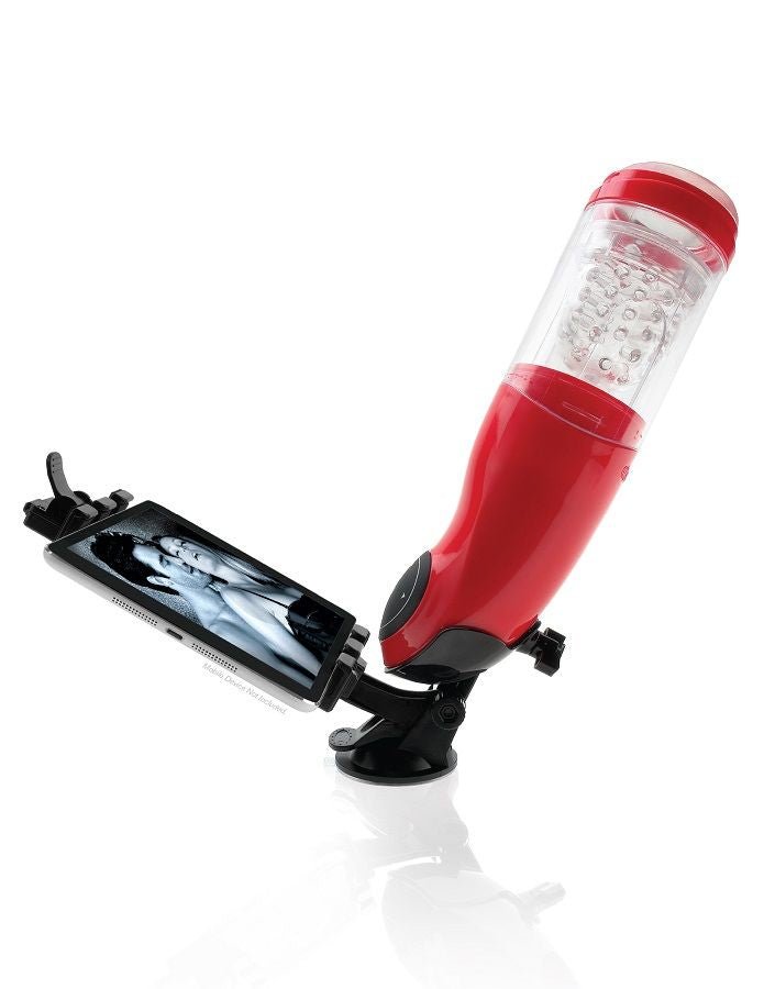 EXTREME TOYZ - PDX MEGA BATOR USB MALE MASTURBATOR MOUTH RED - Amore24