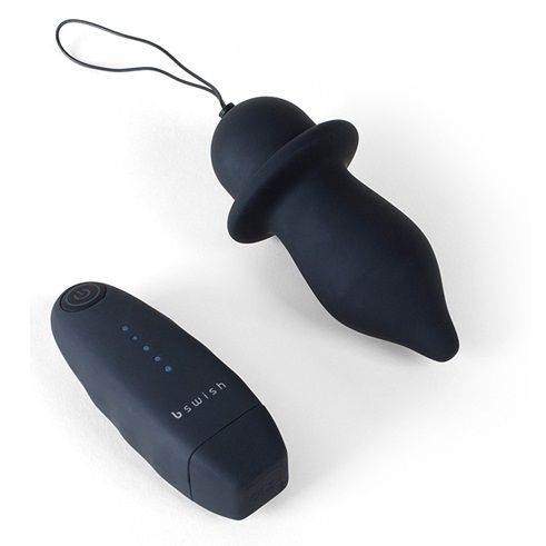 B SWISH - BFILLED CLASSIC VIBRATING PLUG BLACK - Amore24