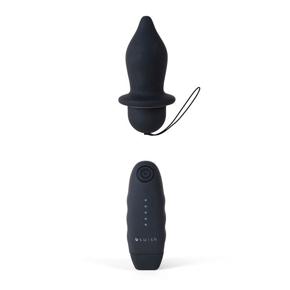 B SWISH - BFILLED CLASSIC VIBRATING PLUG BLACK - Amore24